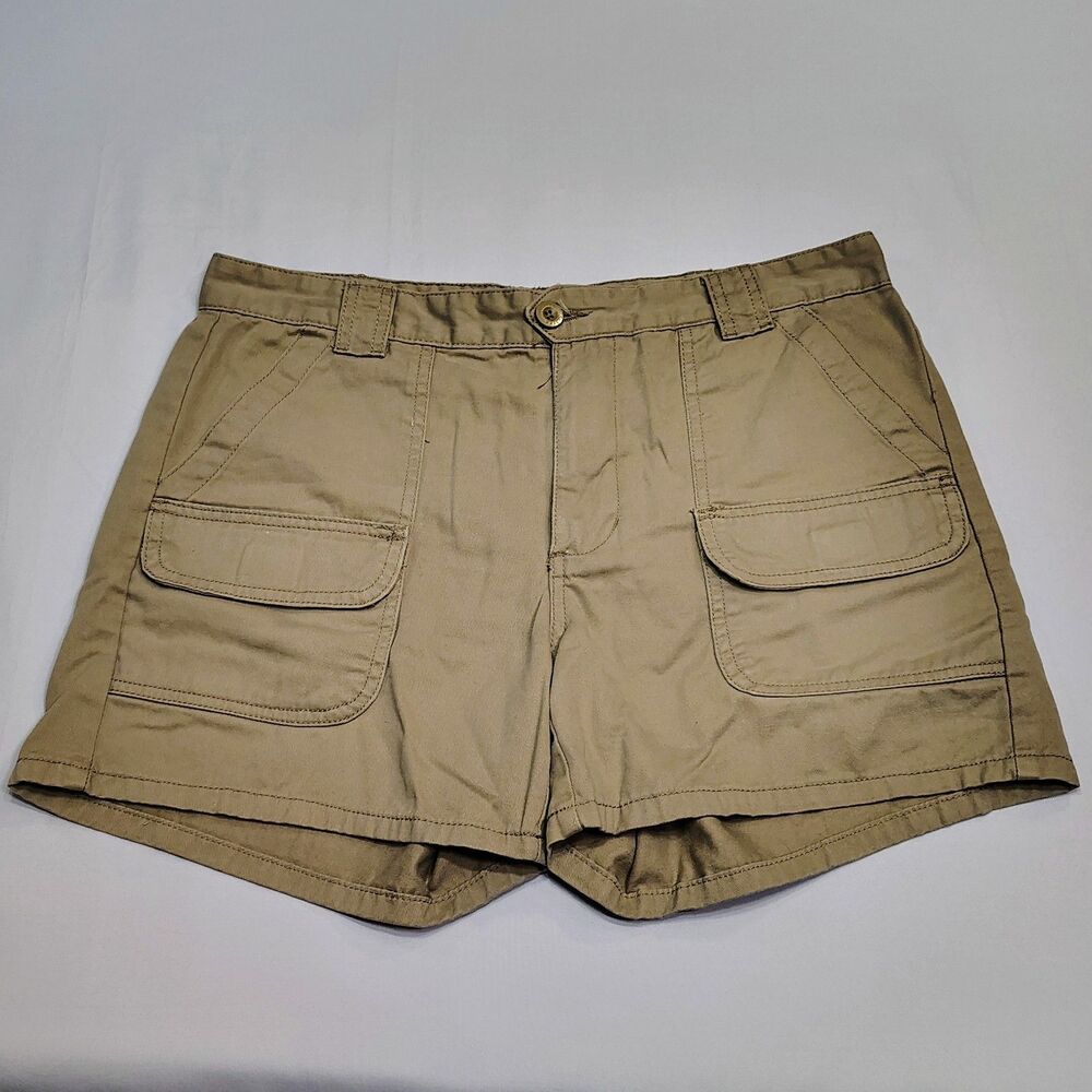 Sabree Khaki Sailing Cargo Shorts Sz 8 Classic Preppy Casual